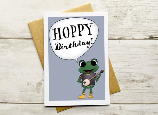Hoppy Birthday Notecard