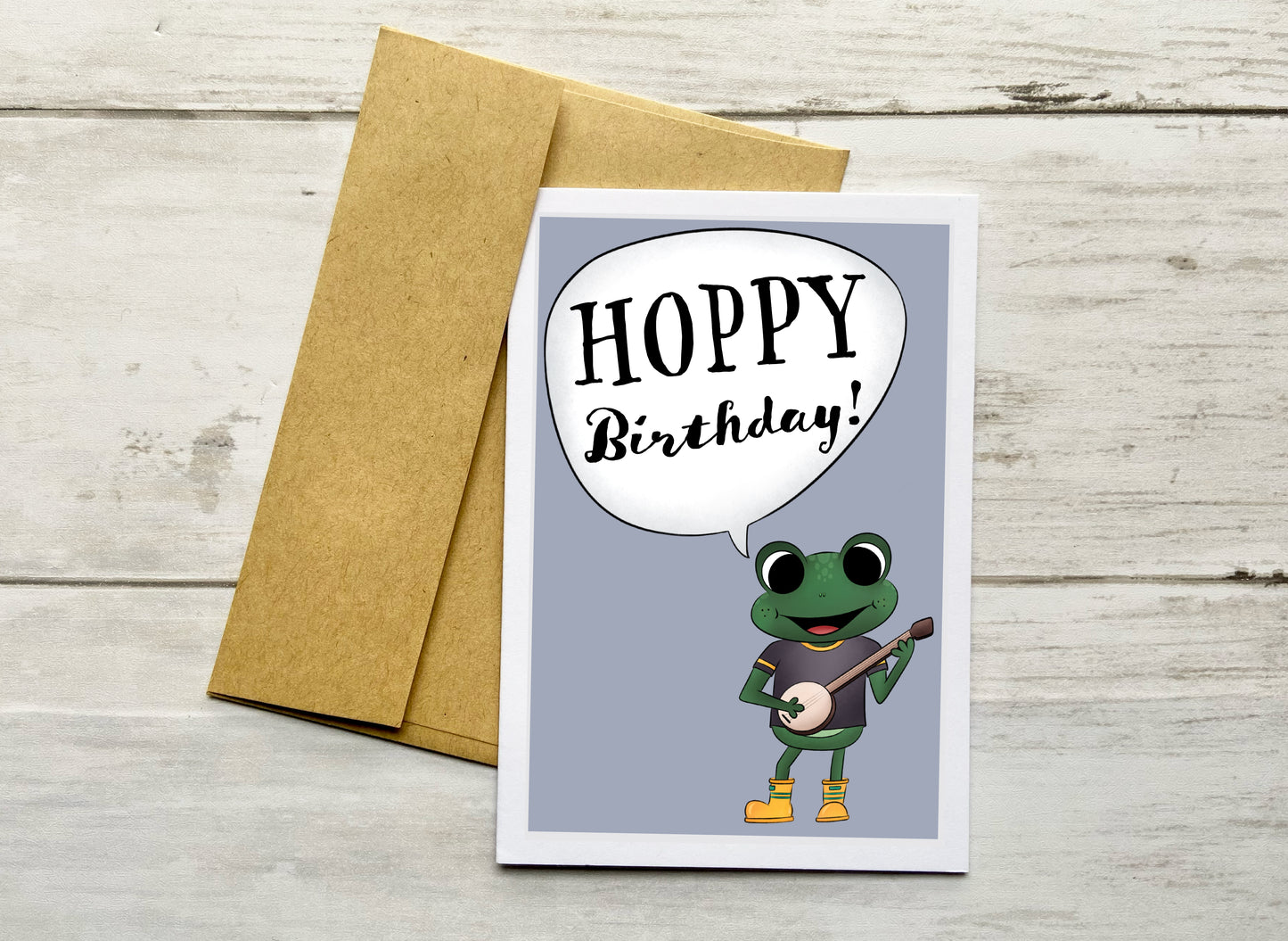 Hoppy Birthday Notecard