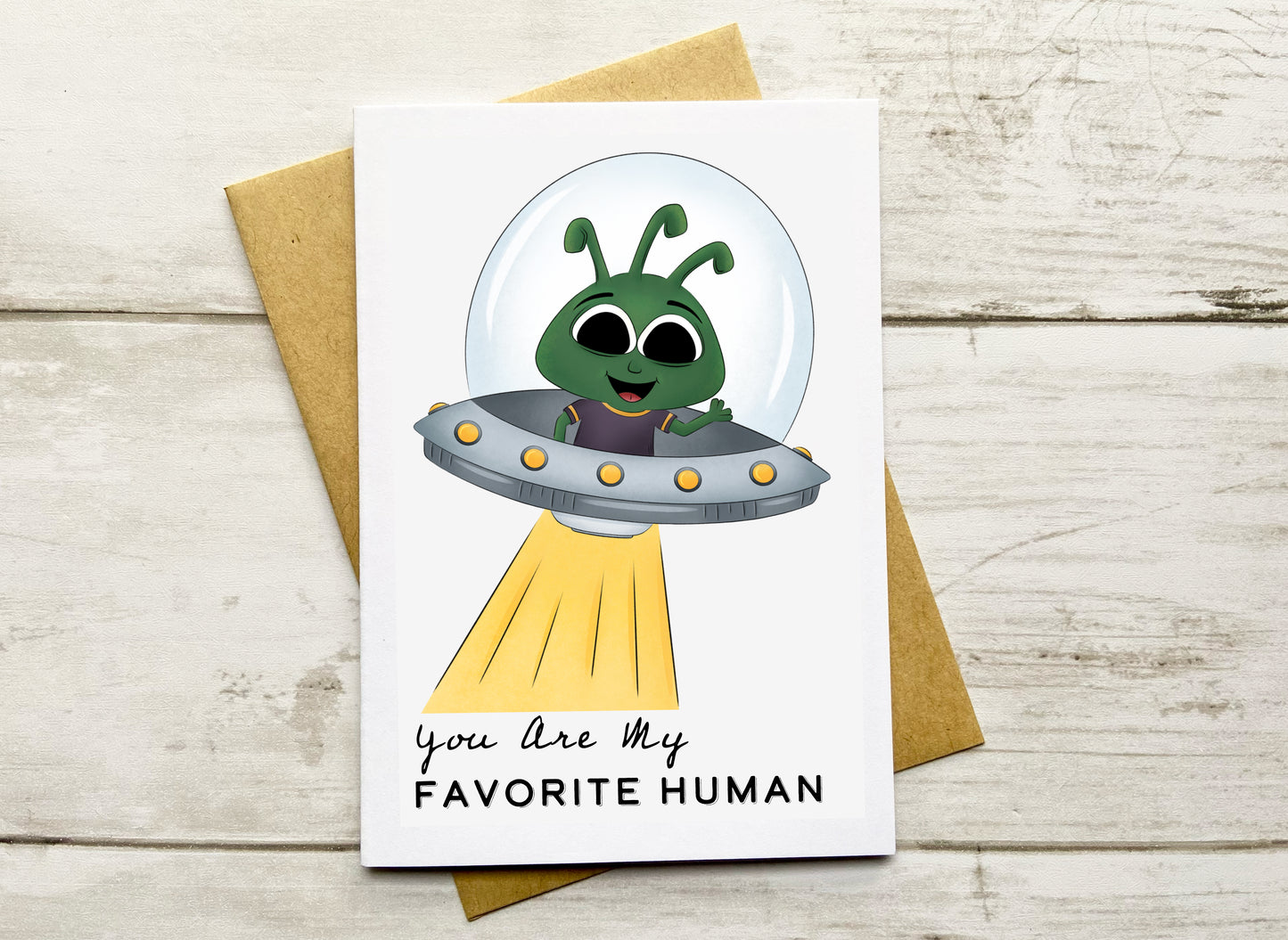 You're My Favorite Human Notecard