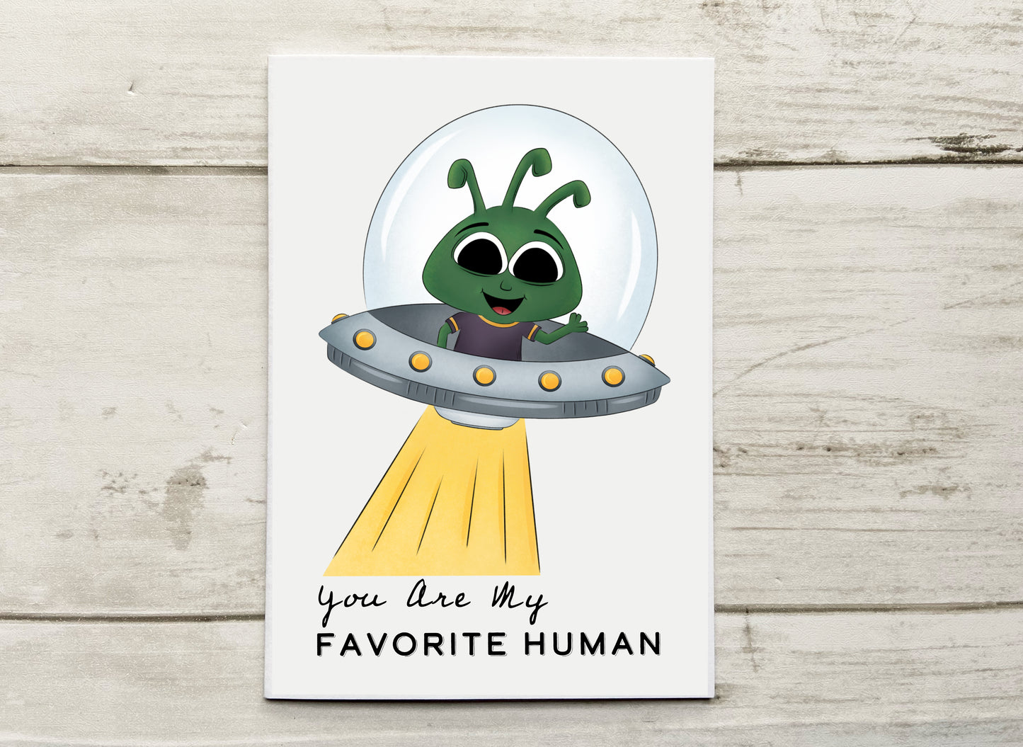 You're My Favorite Human Notecard