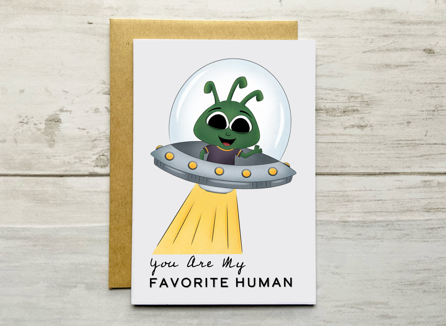 You're My Favorite Human Notecard