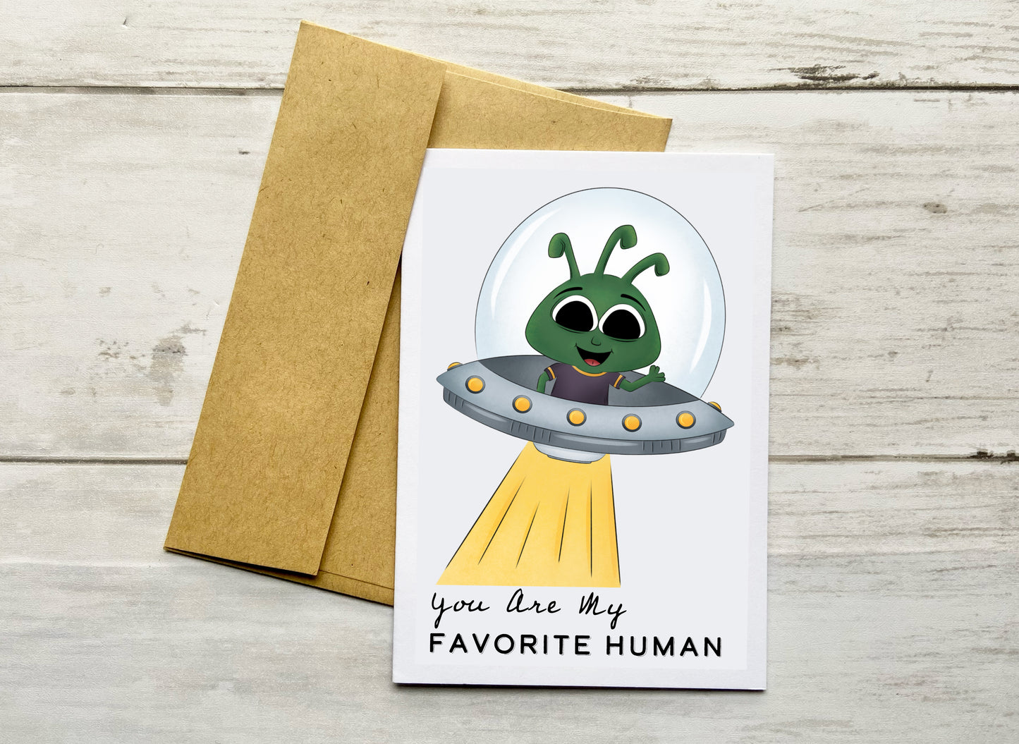 You're My Favorite Human Notecard