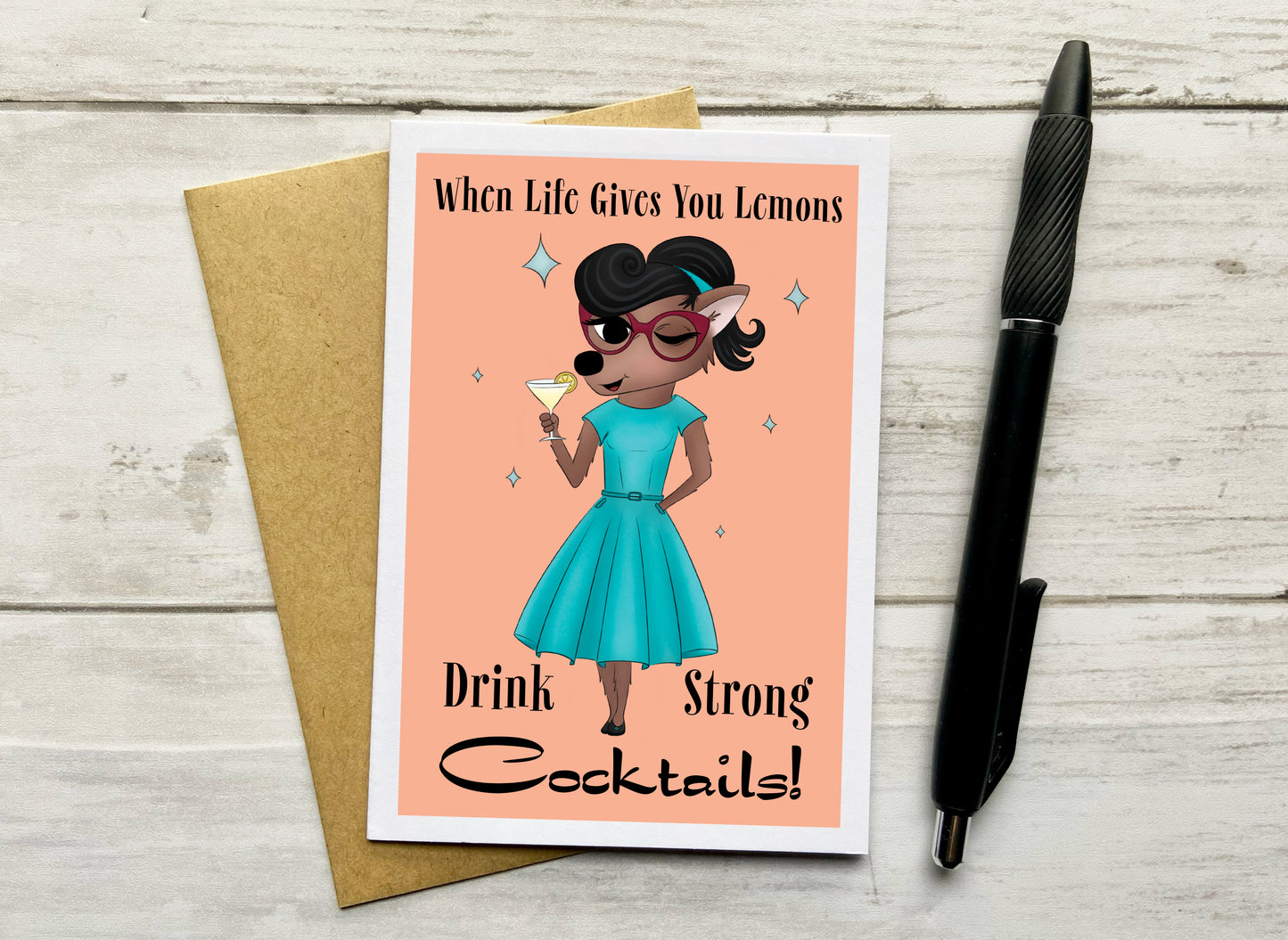 When Life Gives You Lemons Notecard