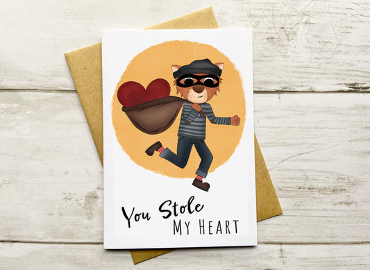 You Stole My Heart Notecard