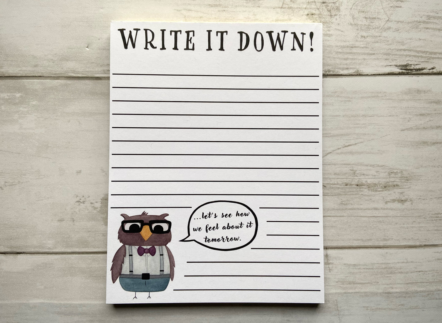 Write It Down Notepad