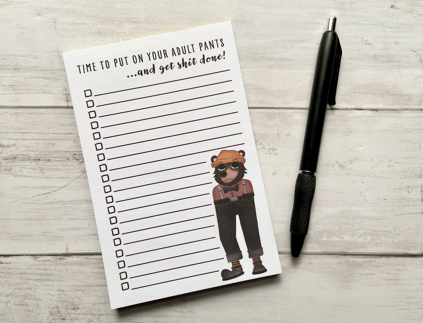 Put On Your Adult Pants Notepad