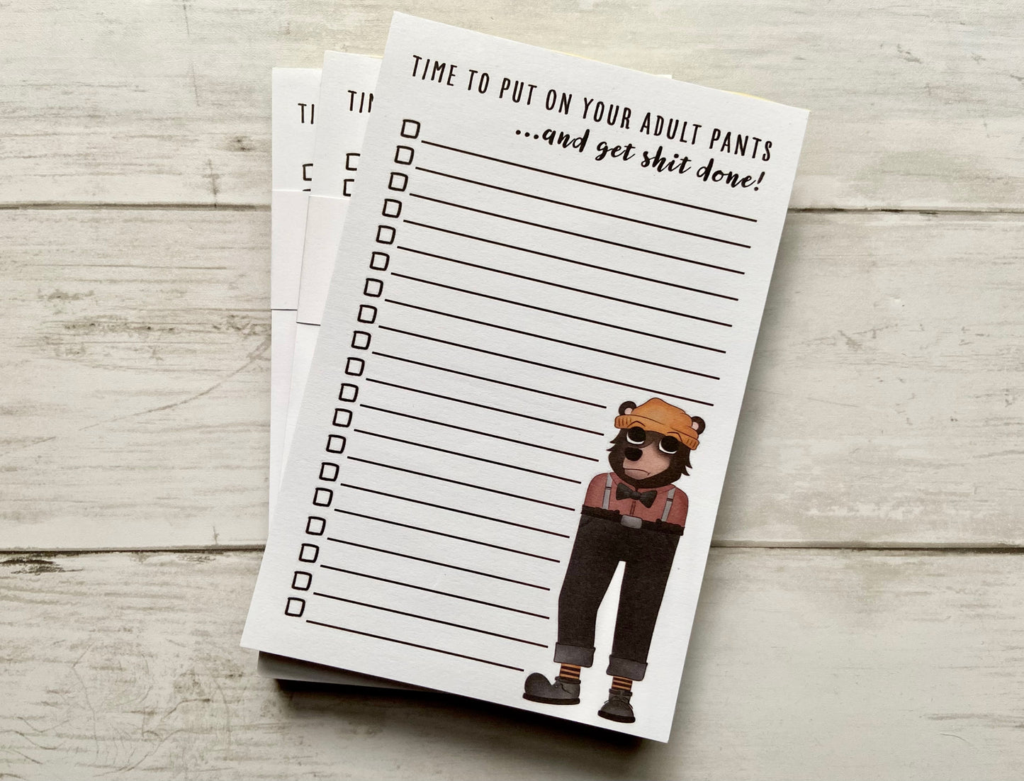 Put On Your Adult Pants Notepad