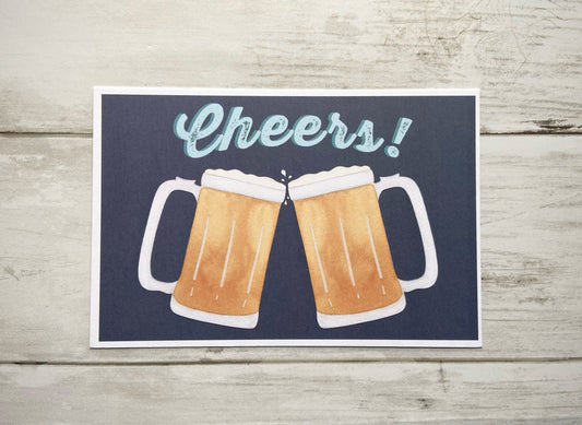 Cheers for Beers Postcard