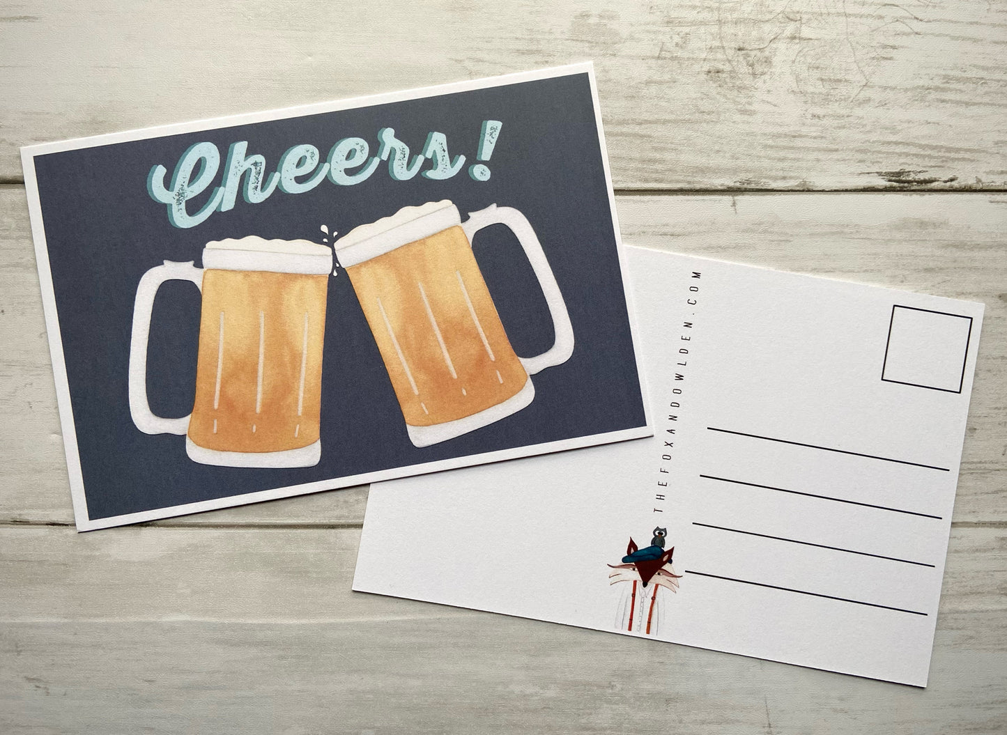 Cheers for Beers Postcard
