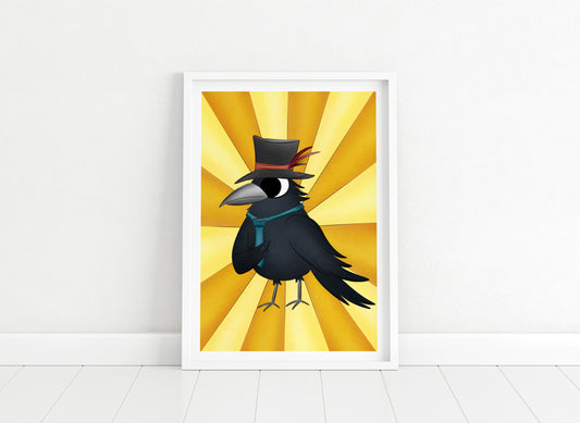 "Mr. Yellow" Whimsical Illustration Print