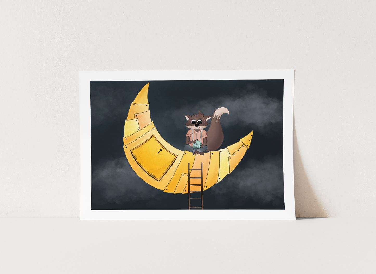 "Moon Hatch" Whimsical Illustration Print