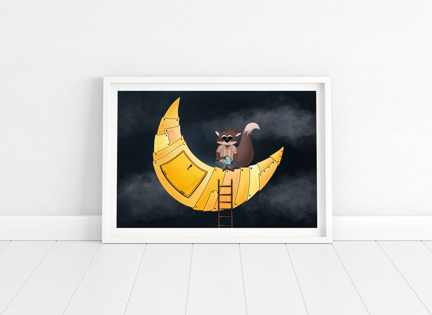 "Moon Hatch" Whimsical Illustration Print