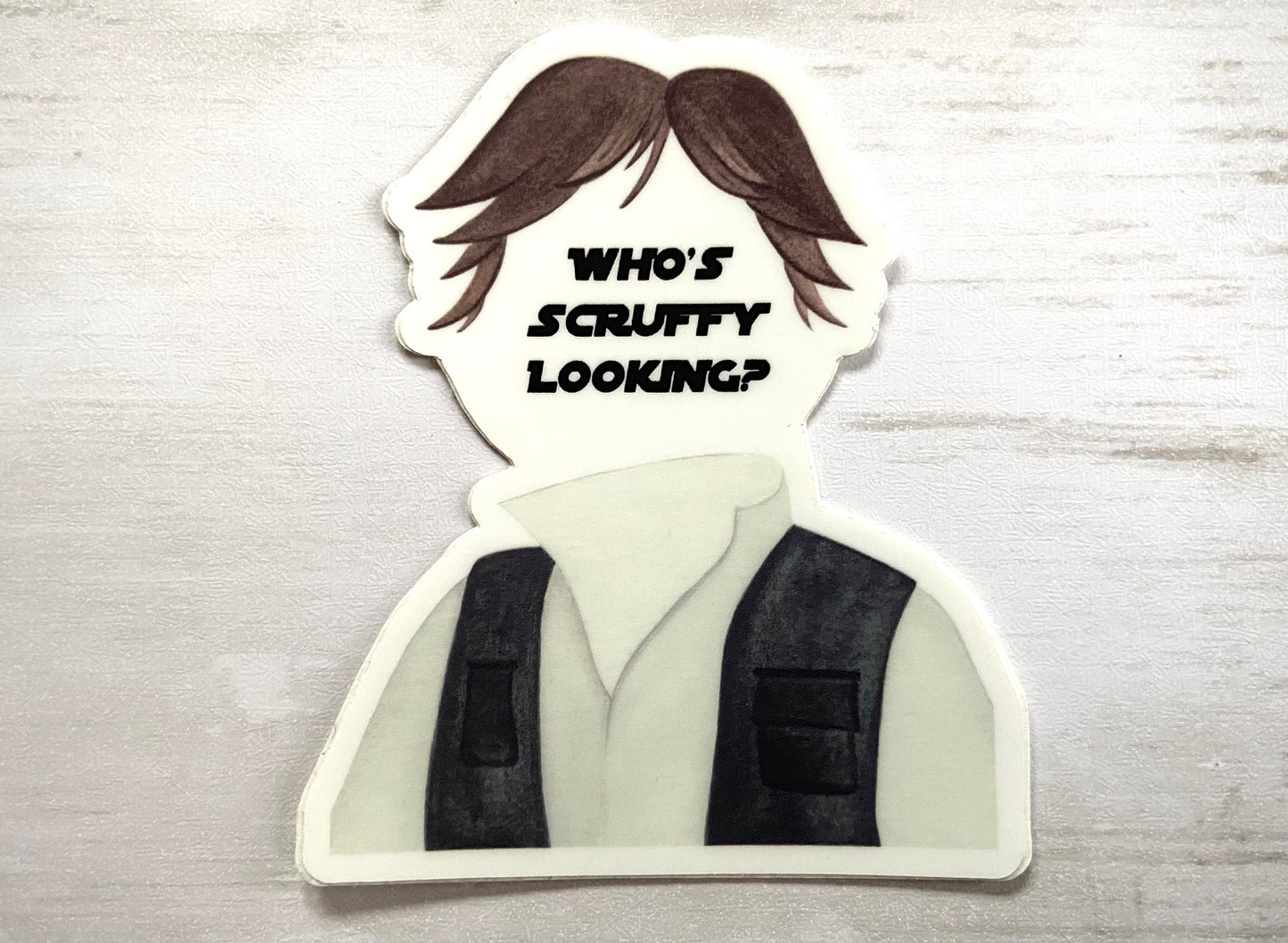 Star Wars Vinyl Stickers | Han Solo - Princess Leia - Chewbacca - I Love You, I Know