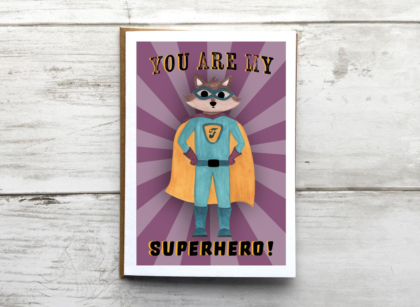 You're My Superhero [Dad] Notecard